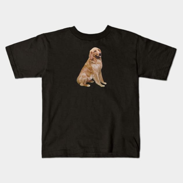 Golden Retriever (light red) - Just the Dog Kids T-Shirt by Dogs Galore and More
